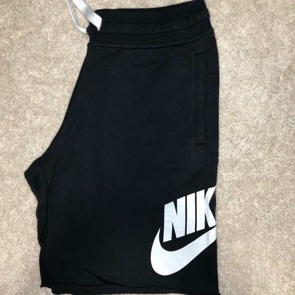 mens nike sweatpant shorts